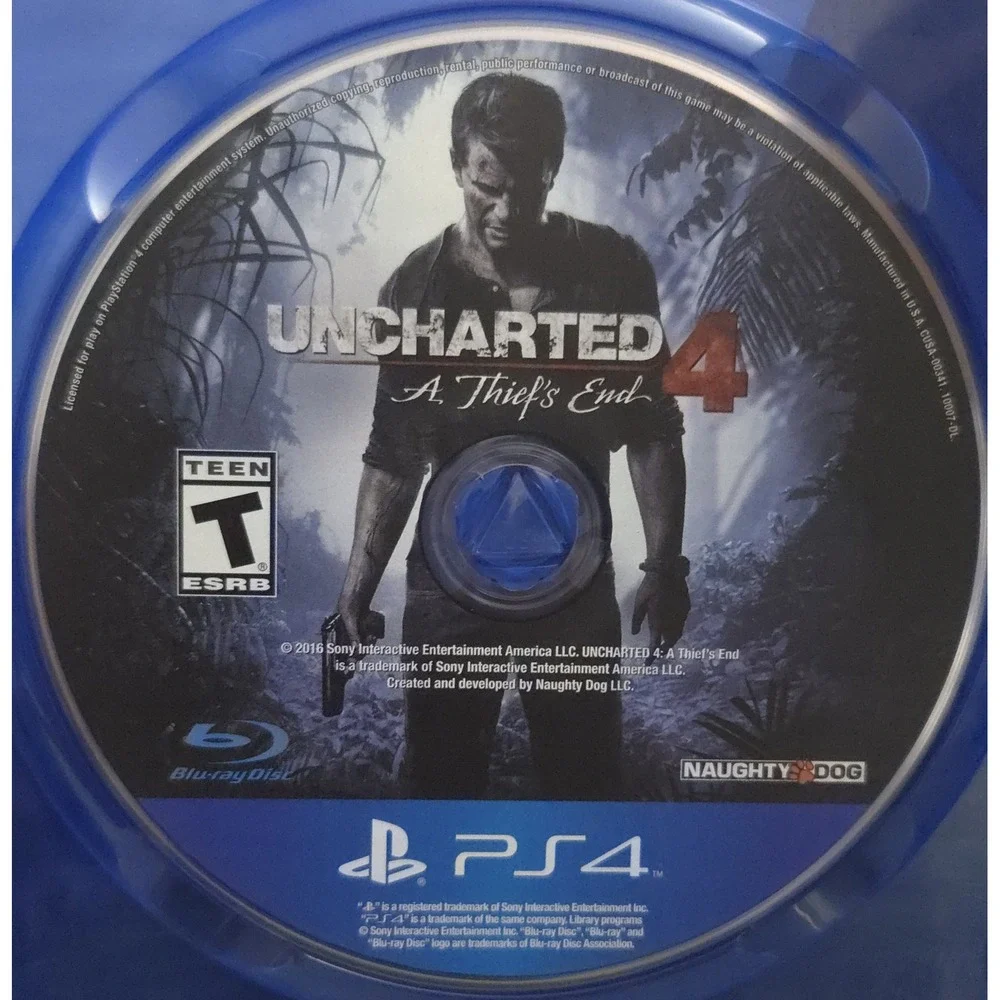 Uncharted 4: A Thief's End (PS4) - Tested - CIB - NOT FOR RESALE